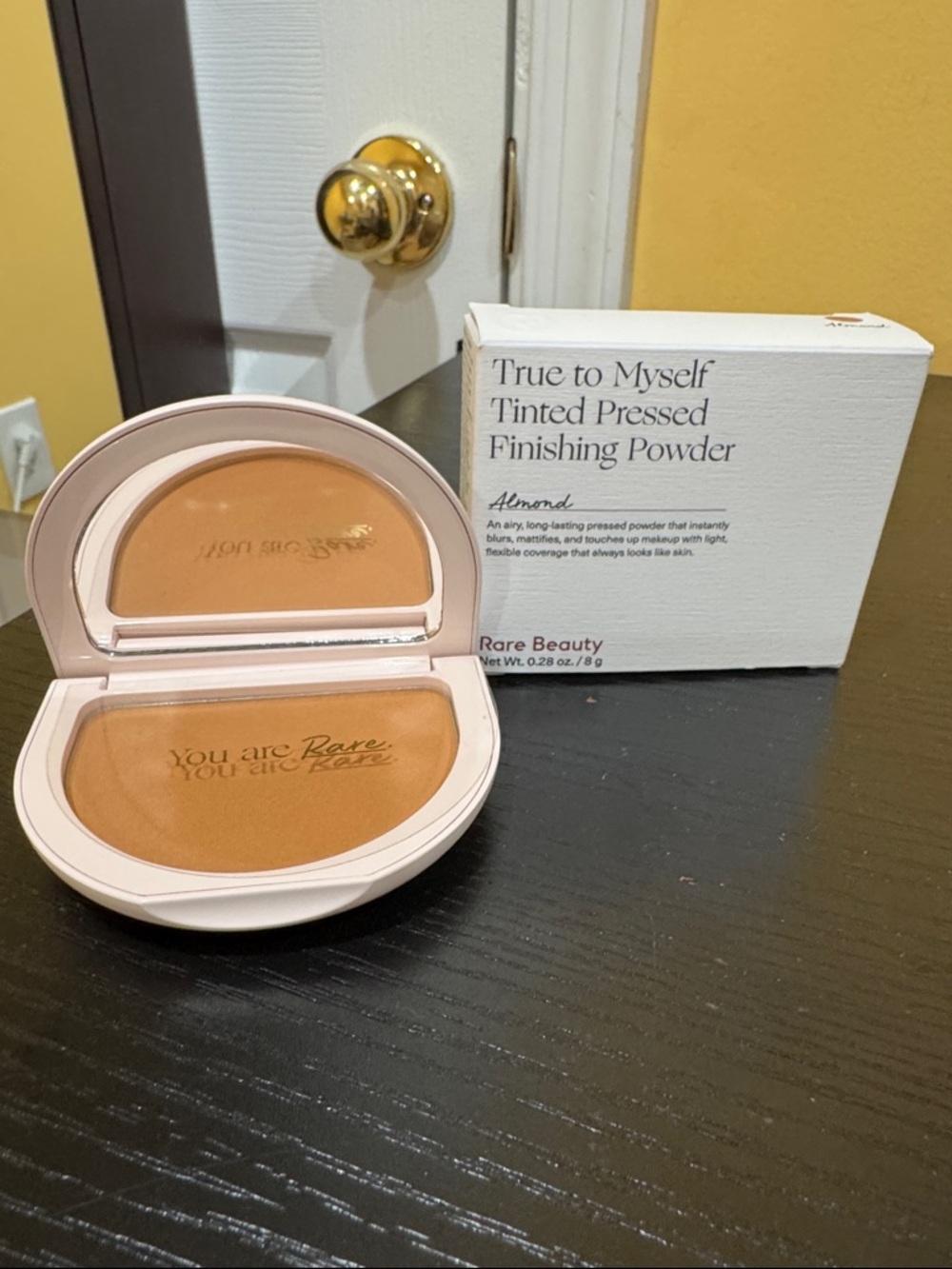 Rare Beauty True to Myself Tinted Pressed Finishing Powder - shade Almond